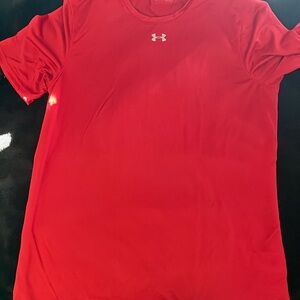 Under Armour Men's Vibrant Red Short Sleeve Tee